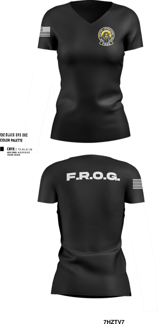 Womens Short Sleeve Vneck Shirt, Fire Rescue Operations Group, Fire Department, Teamtime, Team time, sublimation, custom sports apparel, team uniforms, spirit wear, spiritwear, sports uniforms, custom shirts, team store, custom team store, fundraiser sports, apparel fundraiser