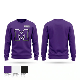Crew Neck Sweatshirt, Middletown Middies, Baseball, Teamtime, Team time, sublimation, custom sports apparel, team uniforms, spirit wear, spiritwear, sports uniforms, custom shirts, team store, custom team store, fundraiser sports, apparel fundraiser