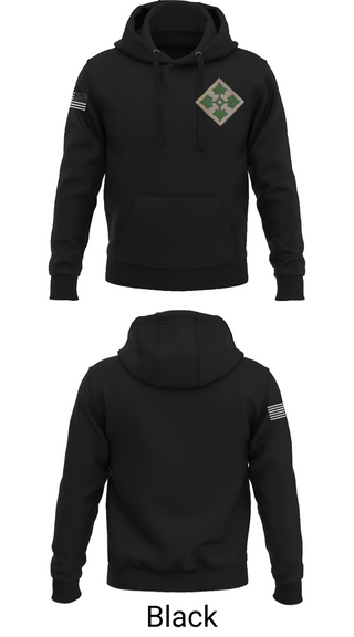Hoodie, 4th infantry Division, Army, Teamtime, Team time, sublimation, custom sports apparel, team uniforms, spirit wear, spiritwear, sports uniforms, custom shirts, team store, custom team store, fundraiser sports, apparel fundraiser