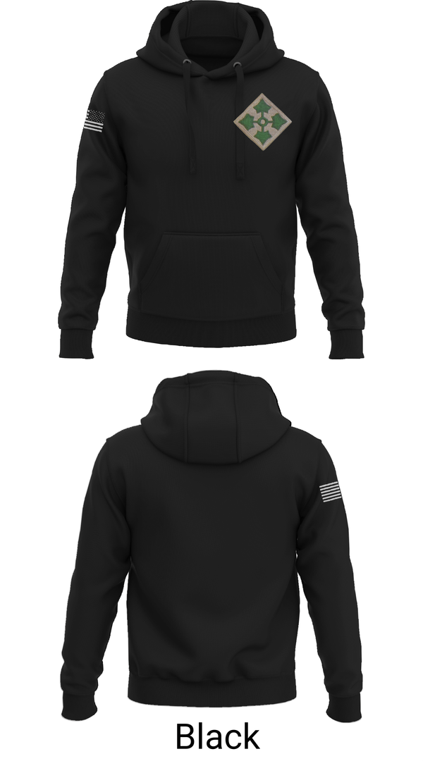 Hoodie, 4th infantry Division, Army, Teamtime, Team time, sublimation, custom sports apparel, team uniforms, spirit wear, spiritwear, sports uniforms, custom shirts, team store, custom team store, fundraiser sports, apparel fundraiser