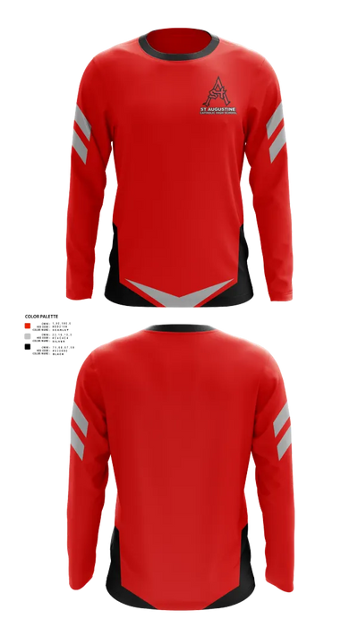 St Augustine Catholic High School 69124614 Long Sleeve Performance Shirt 21