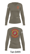 Det ‘A’ 2nd FSSG 3406269 Women's Long Sleeve V-neck Shirt - 77
