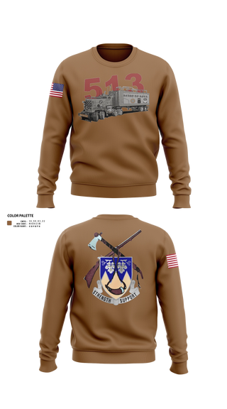 Crew Neck Sweatshirt, 593D CSC, Army, Teamtime, Team time, sublimation, custom sports apparel, team uniforms, spirit wear, spiritwear, sports uniforms, custom shirts, team store, custom team store, fundraiser sports, apparel fundraiser