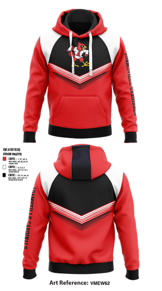 Hoodie, Adamsville Cardinals Cheer, Cheer, Teamtime, Team time, sublimation, custom sports apparel, team uniforms, spirit wear, spiritwear, sports uniforms, custom shirts, team store, custom team store, fundraiser sports, apparel fundraiser