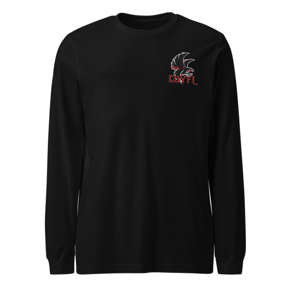 Carteret-Onslow Youth Football & Cheer League (COYFL) Falcons 65584238 Unisex Long Sleeve Tee | Bella + Canvas 3501