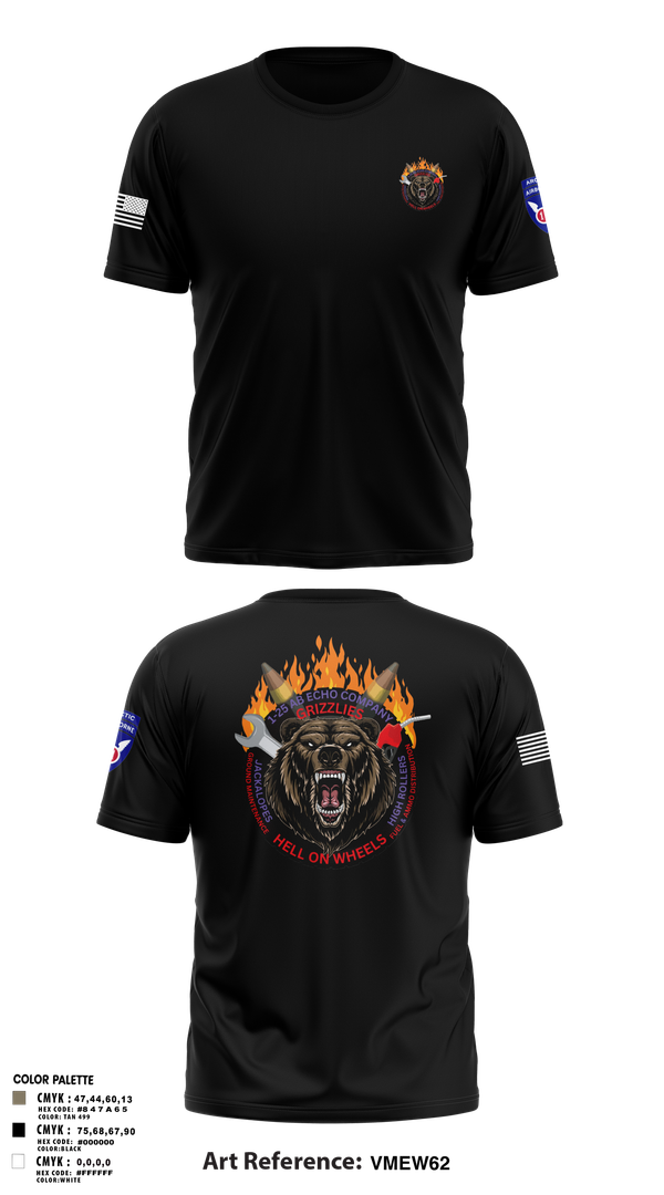 Short Sleeve Performance Shirt, E co 1/25, Army, Teamtime, Team time, sublimation, custom sports apparel, team uniforms, spirit wear, spiritwear, sports uniforms, custom shirts, team store, custom team store, fundraiser sports, apparel fundraiser