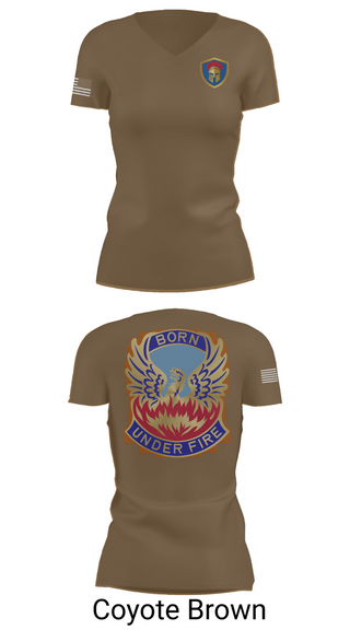 Womens Short Sleeve Vneck Shirt, HHC/128th Aviation Brigade, , Teamtime, Team time, sublimation, custom sports apparel, team uniforms, spirit wear, spiritwear, sports uniforms, custom shirts, team store, custom team store, fundraiser sports, apparel fundraiser