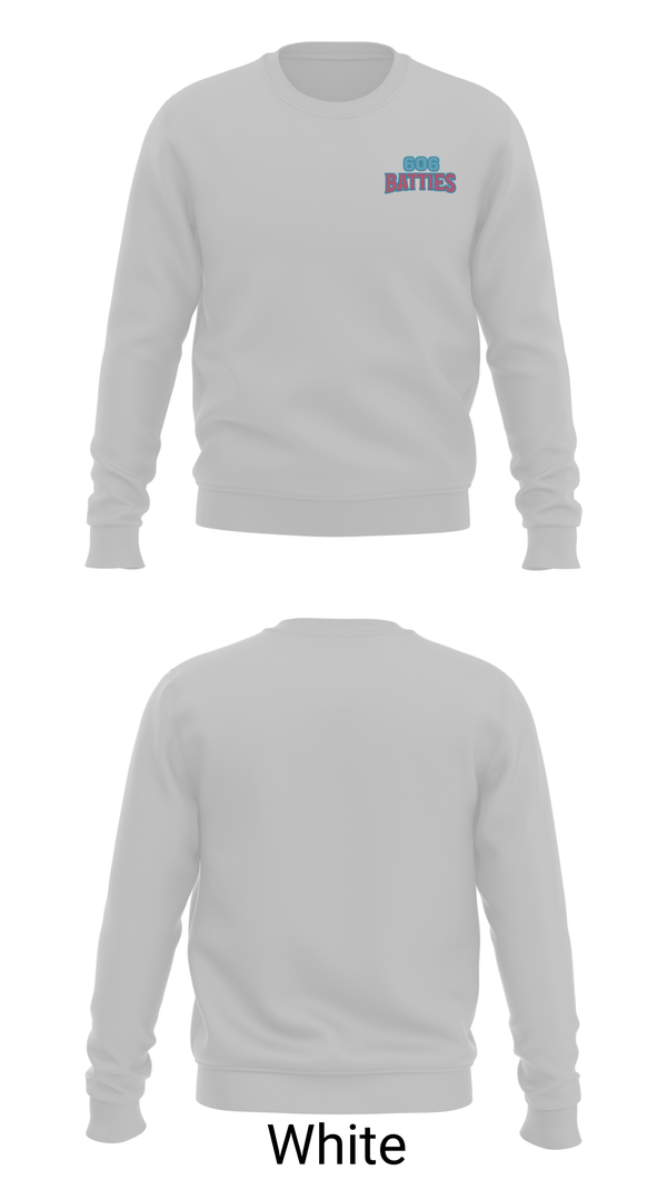 Crew Neck Sweatshirt, 606 Batties, Softball, Teamtime, Team time, sublimation, custom sports apparel, team uniforms, spirit wear, spiritwear, sports uniforms, custom shirts, team store, custom team store, fundraiser sports, apparel fundraiser