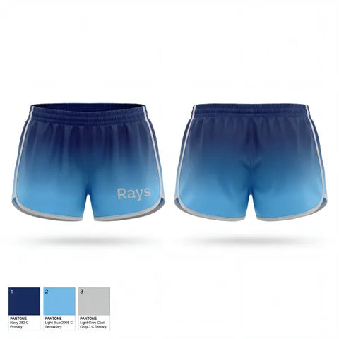 Womens Shorts, Rays, Baseball, Teamtime, Team time, sublimation, custom sports apparel, team uniforms, spirit wear, spiritwear, sports uniforms, custom shirts, team store, custom team store, fundraiser sports, apparel fundraiser