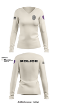 Dilley Police Department 94692671 Women's Long Sleeve V-neck Shirt - 104