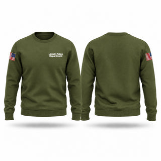 Crew Neck Sweatshirt, Lincoln Police Department, Police, Teamtime, Team time, sublimation, custom sports apparel, team uniforms, spirit wear, spiritwear, sports uniforms, custom shirts, team store, custom team store, fundraiser sports, apparel fundraiser