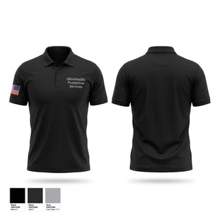 Short Sleeve Performance Polo, OhioHealth Protective Services, Police, Teamtime, Team time, sublimation, custom sports apparel, team uniforms, spirit wear, spiritwear, sports uniforms, custom shirts, team store, custom team store, fundraiser sports, apparel fundraiser
