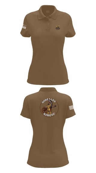 Womens Short Sleeve Performance Polo, NJROTC Apache Company, , Teamtime, Team time, sublimation, custom sports apparel, team uniforms, spirit wear, spiritwear, sports uniforms, custom shirts, team store, custom team store, fundraiser sports, apparel fundraiser