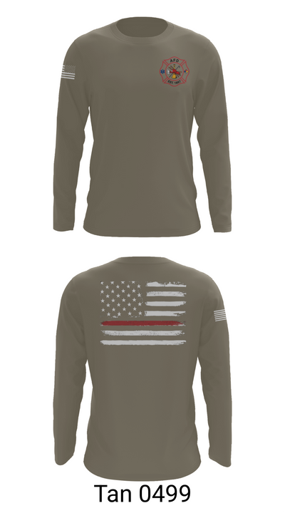 Amarillo Fire Department 46109960 Long Sleeve Performance Shirt 66