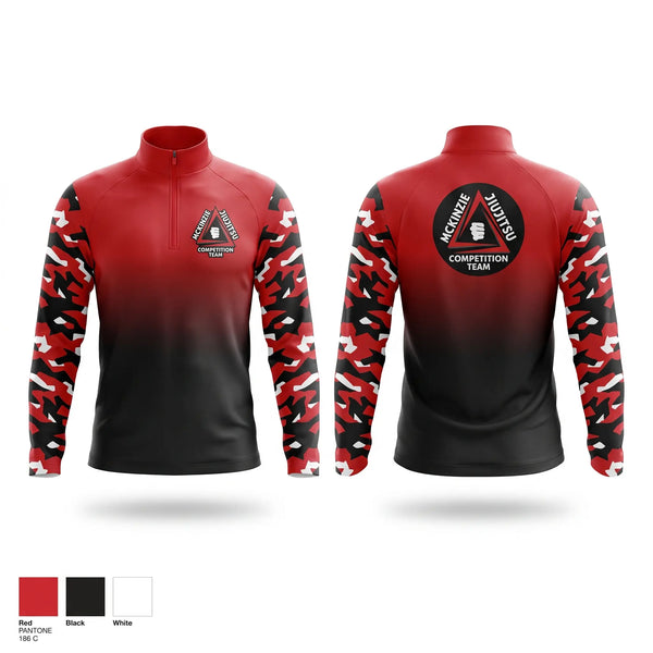 Quarter Zip Jacket, Mckinzie jiu-jitsu, , Teamtime, Team time, sublimation, custom sports apparel, team uniforms, spirit wear, spiritwear, sports uniforms, custom shirts, team store, custom team store, fundraiser sports, apparel fundraiser