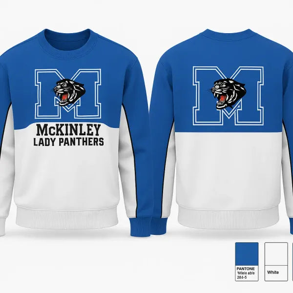 Crew Neck Sweatshirt, McKinley Lady Panthers, Women's Volleyball, Teamtime, Team time, sublimation, custom sports apparel, team uniforms, spirit wear, spiritwear, sports uniforms, custom shirts, team store, custom team store, fundraiser sports, apparel fundraiser