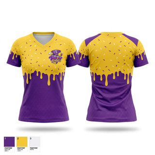 Womens Short Sleeve Vneck Shirt, Twister Sisters, Softball, Teamtime, Team time, sublimation, custom sports apparel, team uniforms, spirit wear, spiritwear, sports uniforms, custom shirts, team store, custom team store, fundraiser sports, apparel fundraiser