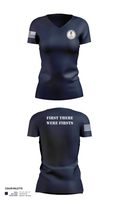 NIOC GA fcpoa 39621508 Women's Short Sleeve V-neck Shirt - 61
