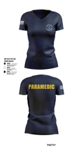 Harrison County Emergency Squad Women's Short Sleeve V-neck Shirt - 5