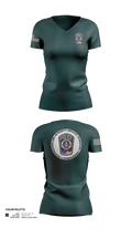 Pennridge Regional Police 94078057 Women's Short Sleeve V-neck Shirt - 22