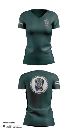 Womens Short Sleeve Vneck Shirt, Pennridge Regional Police, Police, Teamtime, Team time, sublimation, custom sports apparel, team uniforms, spirit wear, spiritwear, sports uniforms, custom shirts, team store, custom team store, fundraiser sports, apparel fundraiser
