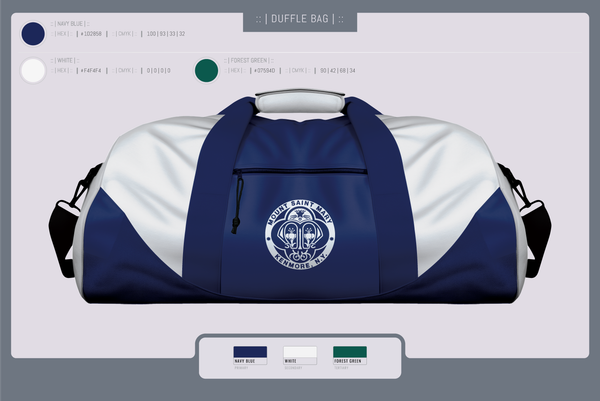 Duffle Bag, Mount St Mary Academy Dance, Spirit Store, Teamtime, Team time, sublimation, custom sports apparel, team uniforms, spirit wear, spiritwear, sports uniforms, custom shirts, team store, custom team store, fundraiser sports, apparel fundraiser