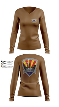 D/10 Slayers Women's Long Sleeve V-neck Shirt - 19