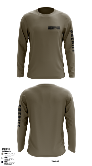 Long Sleeve Performance Shirt, North Missouri Drug Task Force, Police, Teamtime, Team time, sublimation, custom sports apparel, team uniforms, spirit wear, spiritwear, sports uniforms, custom shirts, team store, custom team store, fundraiser sports, apparel fundraiser