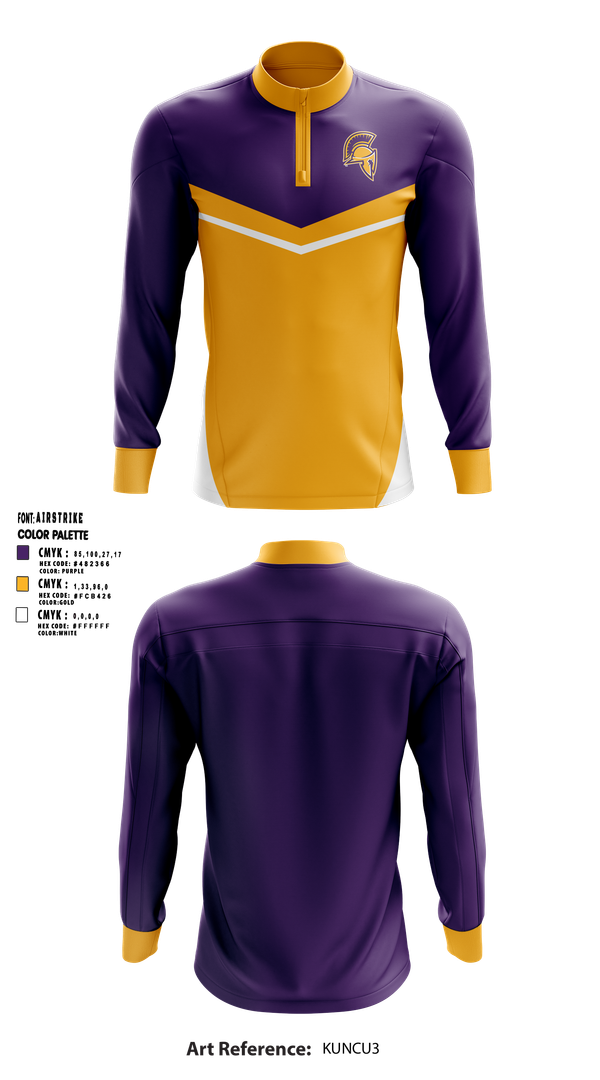 Quarter Zip Jacket, Kennedy, , Teamtime, Team time, sublimation, custom sports apparel, team uniforms, spirit wear, spiritwear, sports uniforms, custom shirts, team store, custom team store, fundraiser sports, apparel fundraiser