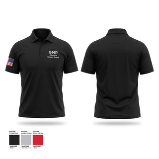 Short Sleeve Performance Polo, GMR Georgia Honor Guard, EMS/EMT, Teamtime, Team time, sublimation, custom sports apparel, team uniforms, spirit wear, spiritwear, sports uniforms, custom shirts, team store, custom team store, fundraiser sports, apparel fundraiser