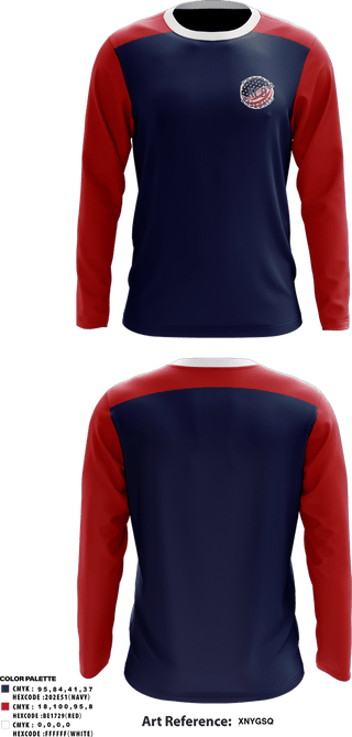 Long Sleeve Performance Shirt, KCD Freedom, Baseball, Teamtime, Team time, sublimation, custom sports apparel, team uniforms, spirit wear, spiritwear, sports uniforms, custom shirts, team store, custom team store, fundraiser sports, apparel fundraiser