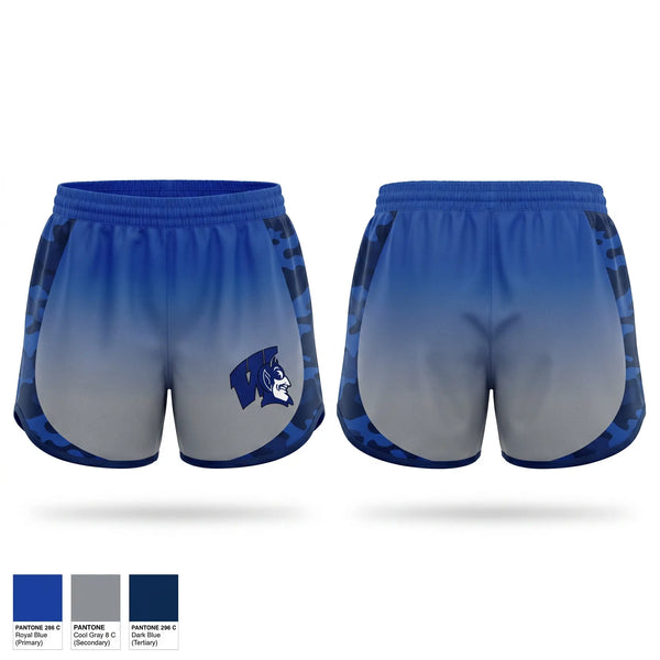 Womens Shorts, Wayne Community High School Wrestling, Wrestling, Teamtime, Team time, sublimation, custom sports apparel, team uniforms, spirit wear, spiritwear, sports uniforms, custom shirts, team store, custom team store, fundraiser sports, apparel fundraiser