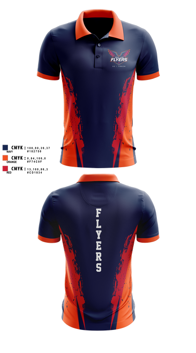 Heartland Flyers 65823739 Short Sleeve Performance Shirt - 5
