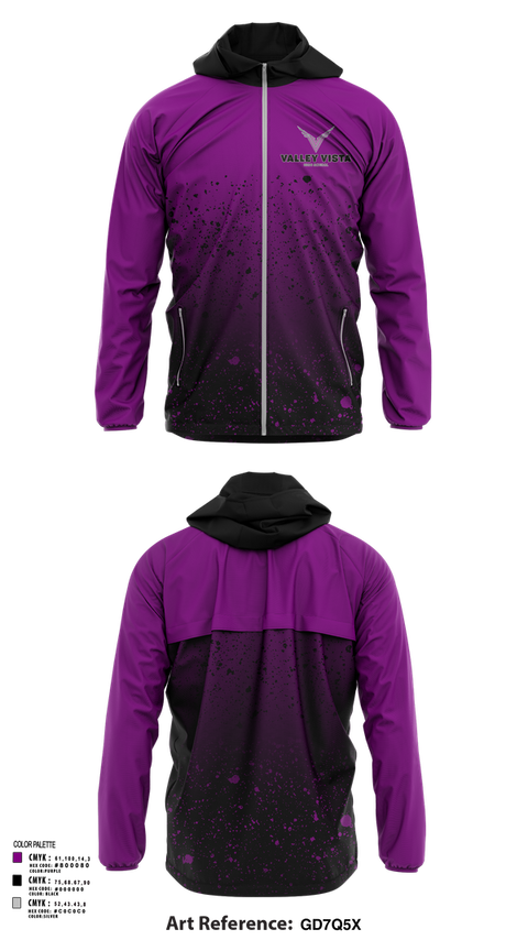 Windbreaker, Valley Vista Girls Soccer, Women's Soccer, Teamtime, Team time, sublimation, custom sports apparel, team uniforms, spirit wear, spiritwear, sports uniforms, custom shirts, team store, custom team store, fundraiser sports, apparel fundraiser