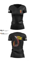 H2F, 2nd Mobile Brigade, 25th Infantry Division Women's Short Sleeve V-neck Shirt - 6