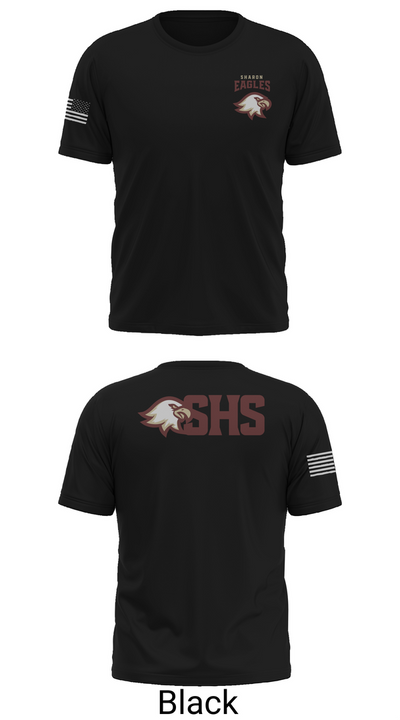 Sharon Eagles Swimming Short Sleeve Performance Shirt - 30