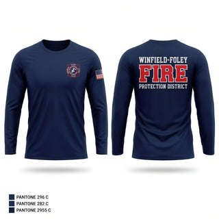 Long Sleeve Performance Shirt, Winfield foley fire protection district, Fire Department, Teamtime, Team time, sublimation, custom sports apparel, team uniforms, spirit wear, spiritwear, sports uniforms, custom shirts, team store, custom team store, fundraiser sports, apparel fundraiser