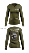 Inteligencia criminal Women's Long Sleeve V-neck Shirt - 19