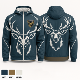 Windbreaker, BULLS, Ice Hockey, Teamtime, Team time, sublimation, custom sports apparel, team uniforms, spirit wear, spiritwear, sports uniforms, custom shirts, team store, custom team store, fundraiser sports, apparel fundraiser