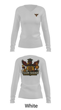 Team Signs Sports Academy 72258111 Women's Long Sleeve V-neck Shirt - 16