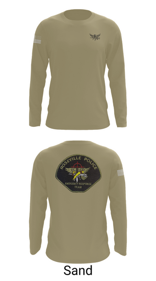 Long Sleeve Performance Shirt, Roseville E.R.T., , Teamtime, Team time, sublimation, custom sports apparel, team uniforms, spirit wear, spiritwear, sports uniforms, custom shirts, team store, custom team store, fundraiser sports, apparel fundraiser