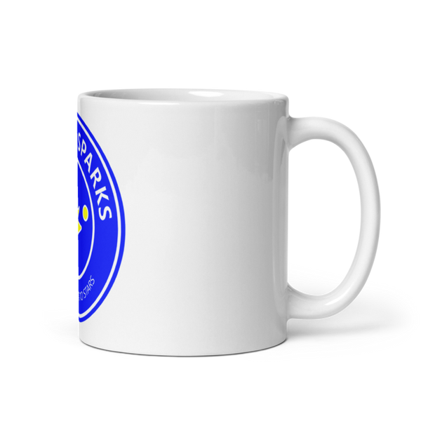 Soccer Sparks 51434344 White Glossy Mug - Medium