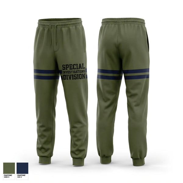 Sweatpants, Special Investigations Division, Police, Teamtime, Team time, sublimation, custom sports apparel, team uniforms, spirit wear, spiritwear, sports uniforms, custom shirts, team store, custom team store, fundraiser sports, apparel fundraiser