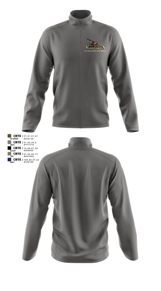 Fleece Jacket, U.S. Army Health Clinic Vilseck, Army, Teamtime, Team time, sublimation, custom sports apparel, team uniforms, spirit wear, spiritwear, sports uniforms, custom shirts, team store, custom team store, fundraiser sports, apparel fundraiser