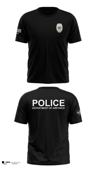 Short Sleeve Performance Shirt, DEPARTMENT OF AIRFORCE, Police, Teamtime, Team time, sublimation, custom sports apparel, team uniforms, spirit wear, spiritwear, sports uniforms, custom shirts, team store, custom team store, fundraiser sports, apparel fundraiser