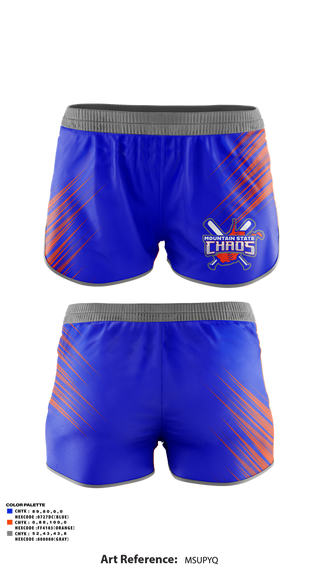 Track Shorts, Mountain State Chaos, Softball, Teamtime, Team time, sublimation, custom sports apparel, team uniforms, spirit wear, spiritwear, sports uniforms, custom shirts, team store, custom team store, fundraiser sports, apparel fundraiser