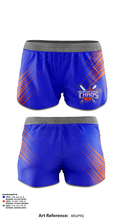Mountain State Chaos 91223872 Track Shorts - 1