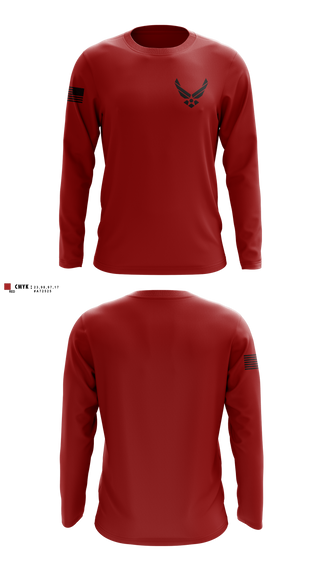 Long Sleeve Performance Shirt, Ga-931, Air Force, Teamtime, Team time, sublimation, custom sports apparel, team uniforms, spirit wear, spiritwear, sports uniforms, custom shirts, team store, custom team store, fundraiser sports, apparel fundraiser