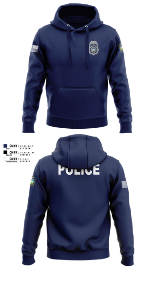 Hoodie, Colorado Springs Police Department, Police, Teamtime, Team time, sublimation, custom sports apparel, team uniforms, spirit wear, spiritwear, sports uniforms, custom shirts, team store, custom team store, fundraiser sports, apparel fundraiser