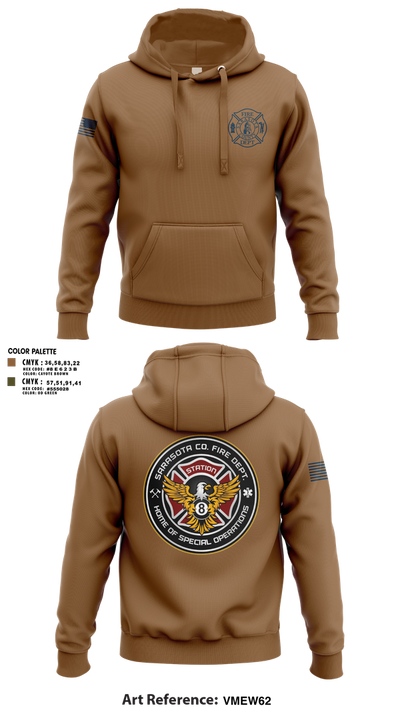 Sarasota County Fire Department 14494390 Hoodie - 9